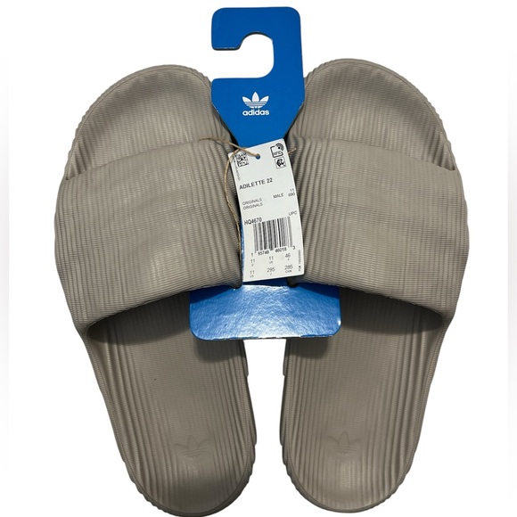 Adidas Adilette 22 Slides Brown Men’s Size 11 NEW WITH TAG